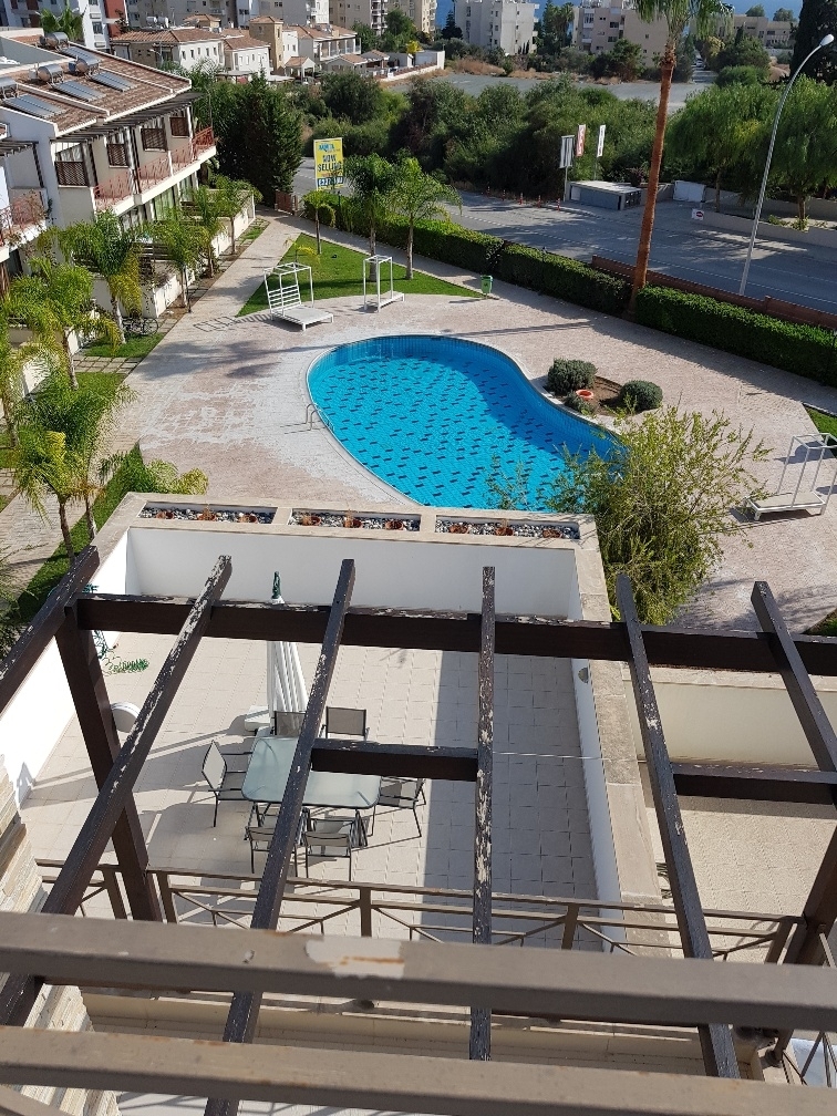 Pool view from balcony