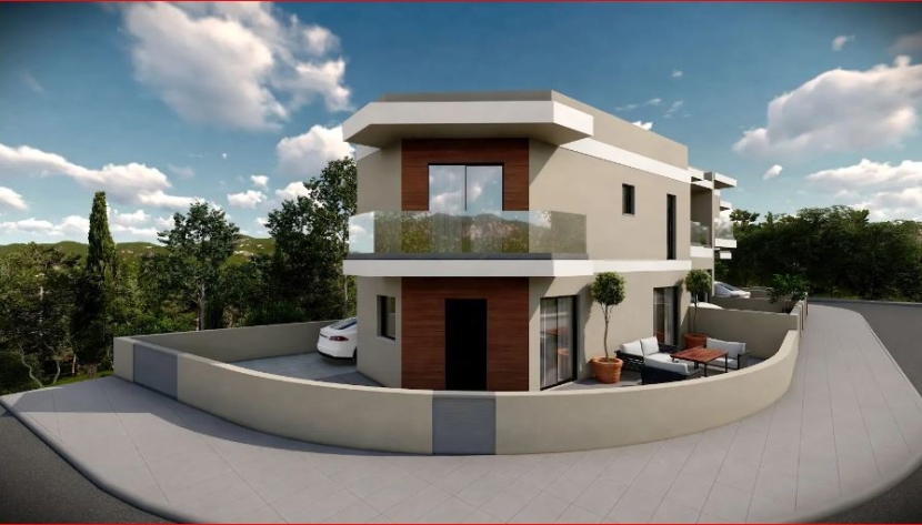 LEPI-HVARB-7447 2 BEDROOM LINK-DETACHED HOUSE IN EPISKOPI